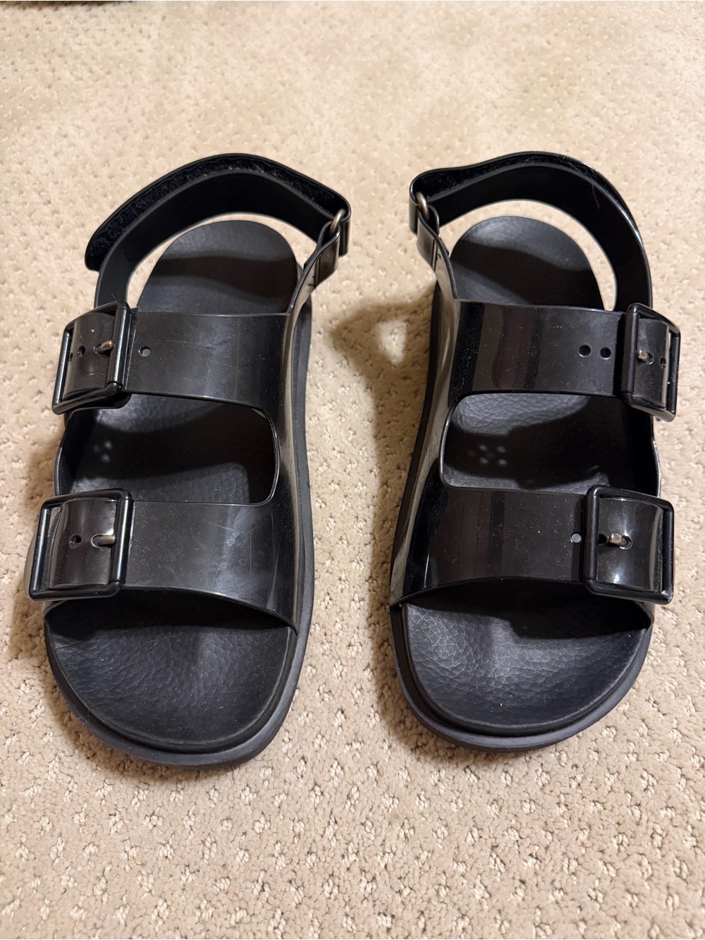 Women’s Gucci Rubber Buckle Sandals